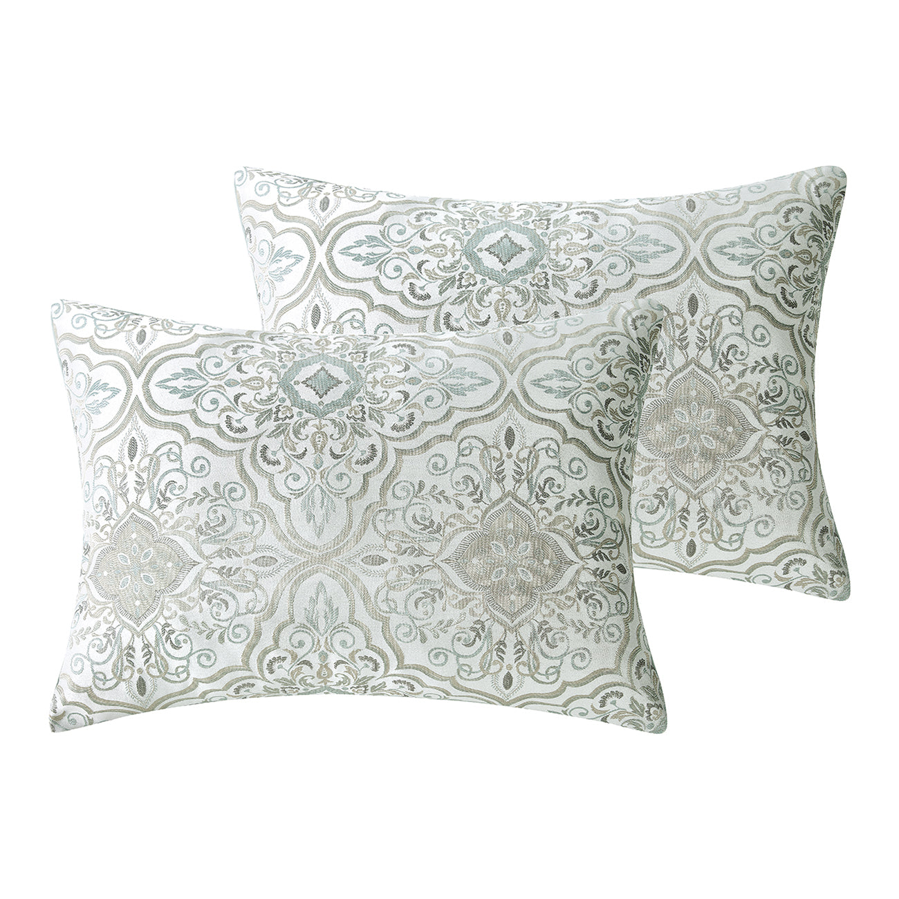 Mint green comforter set King 7 pieces