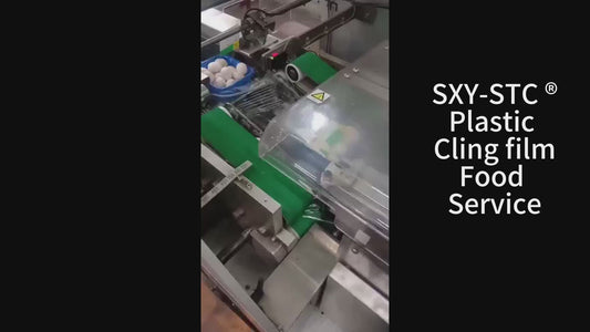 sxy-stc Machine Overwrap, 18" x 5000 ft Heavy Duty 60 GaugeMeat Wrap Plastic Film for Butcher Shops & Deli Automatic Wrapping Machines