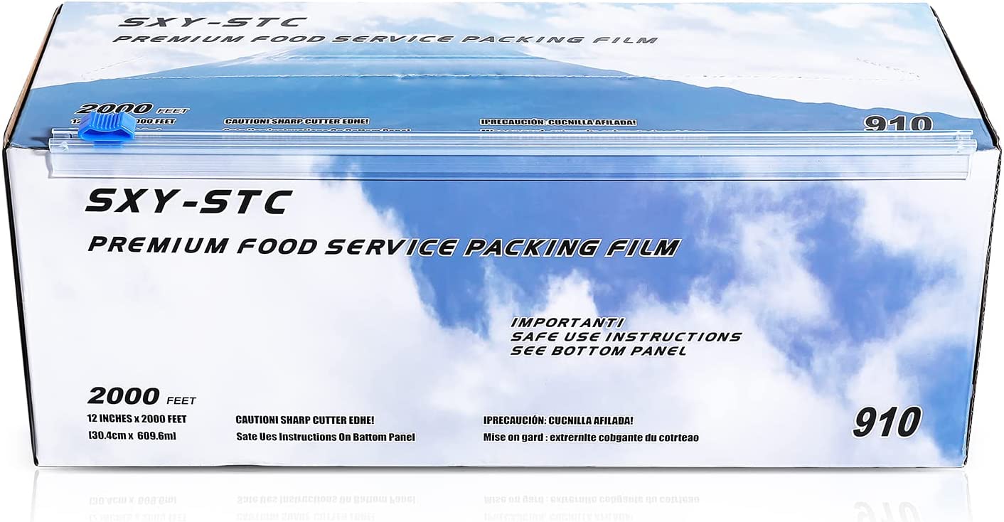 PLASTIC FOOD WRAP (18 INCH x2000 Feet pack of 2)